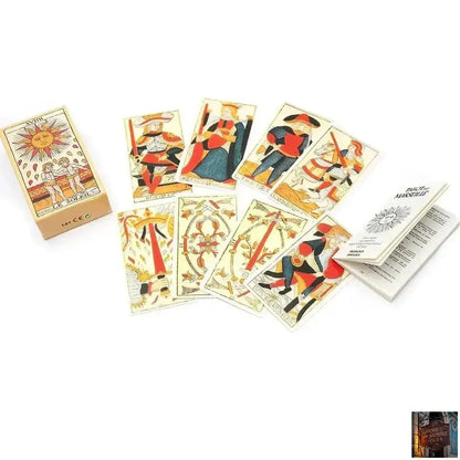 Tarot de Marseille Français - Cartes de 78 lames - Livret français - © 2026 Le Grimoire Ancien