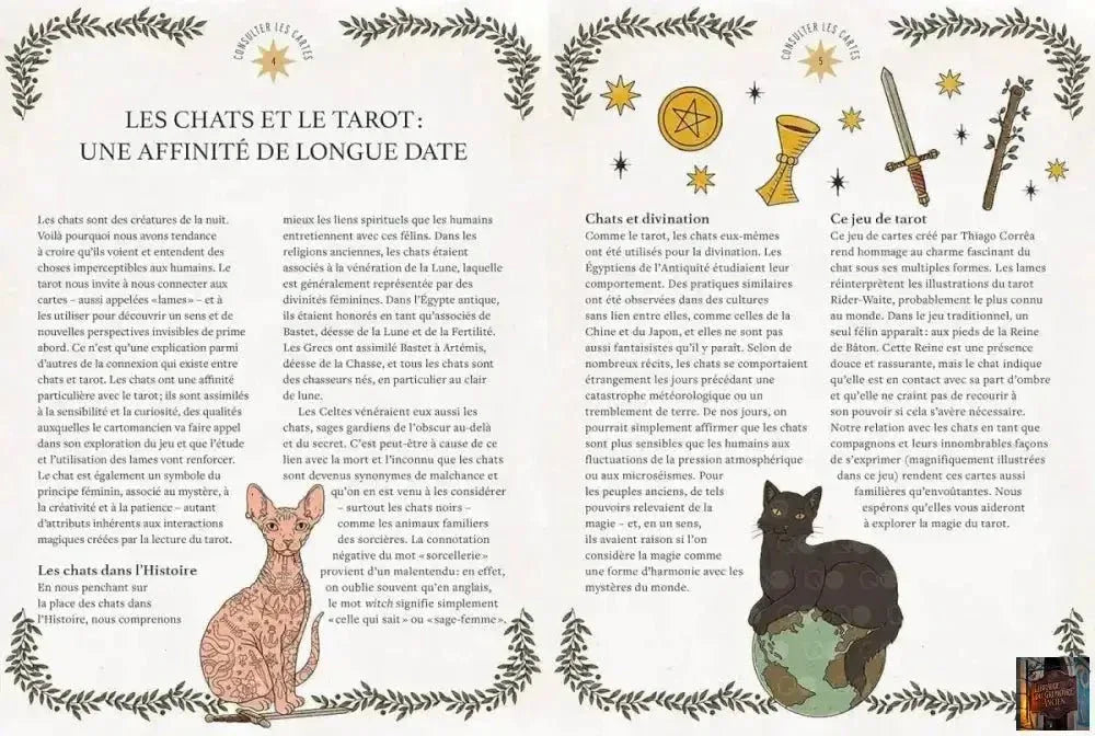 Tarot - Le Pouvoir des chats - © 2026 Le Grimoire Ancien