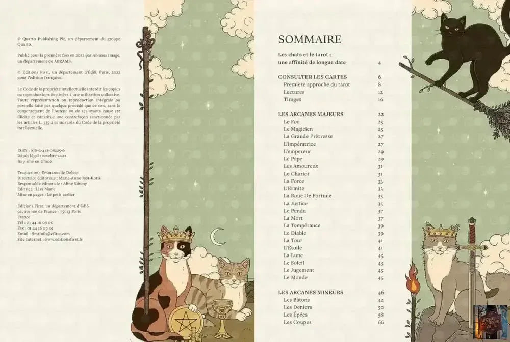 Tarot - Le Pouvoir des chats - © 2026 Le Grimoire Ancien