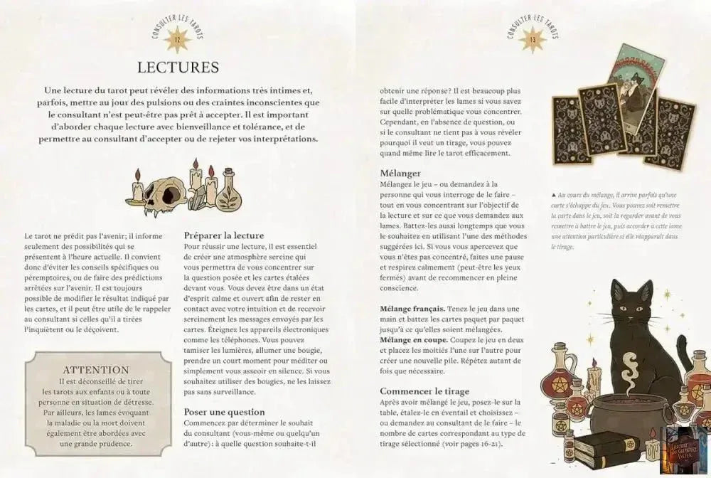 Tarot - Le Pouvoir des chats - © 2026 Le Grimoire Ancien